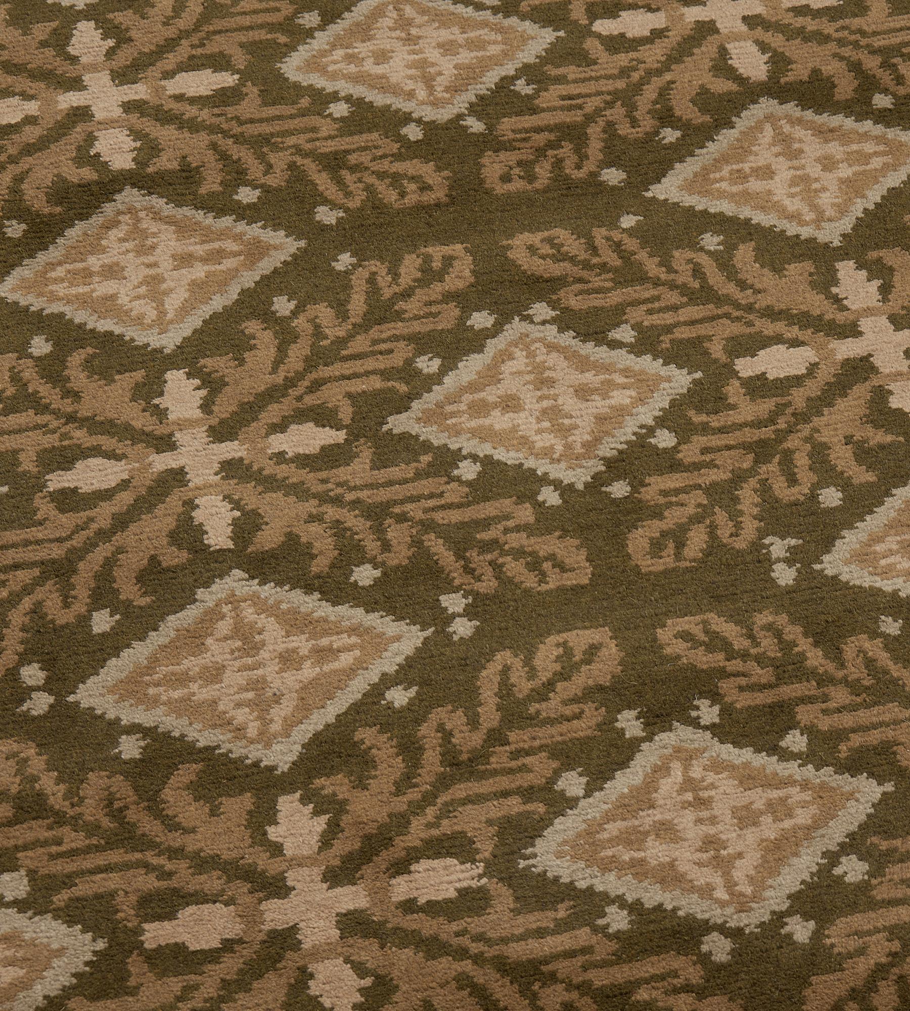 Part of the Mansour Modern collection, this revival rug is handwoven by master weavers using the finest quality techniques and materials.