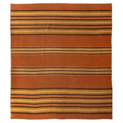 Wool Horse Blanket in Tan/Rust and Clay Colors