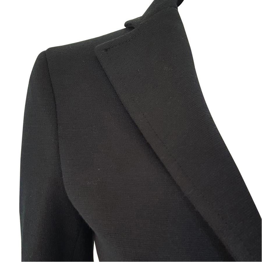 Black L'Autre Chose Wool jacket size 40 For Sale
