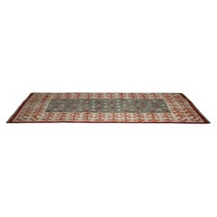 Wool Kilim Rug, 8' x 6', Sweden 1950