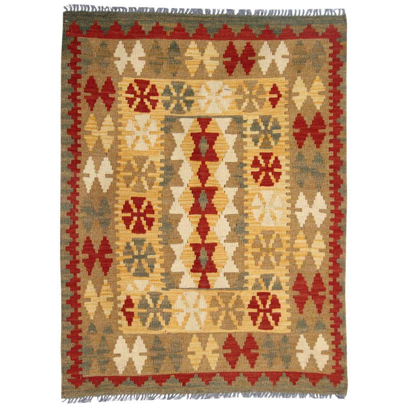 Flatwoven Scallop Rug in Coral: Salvesen Graham x Jennifer Manners For ...