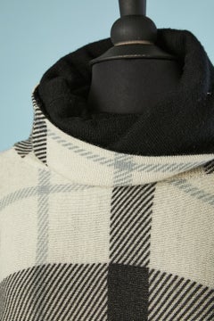 Wool knit dress with check pattern Jean-Charles de Castelbajac