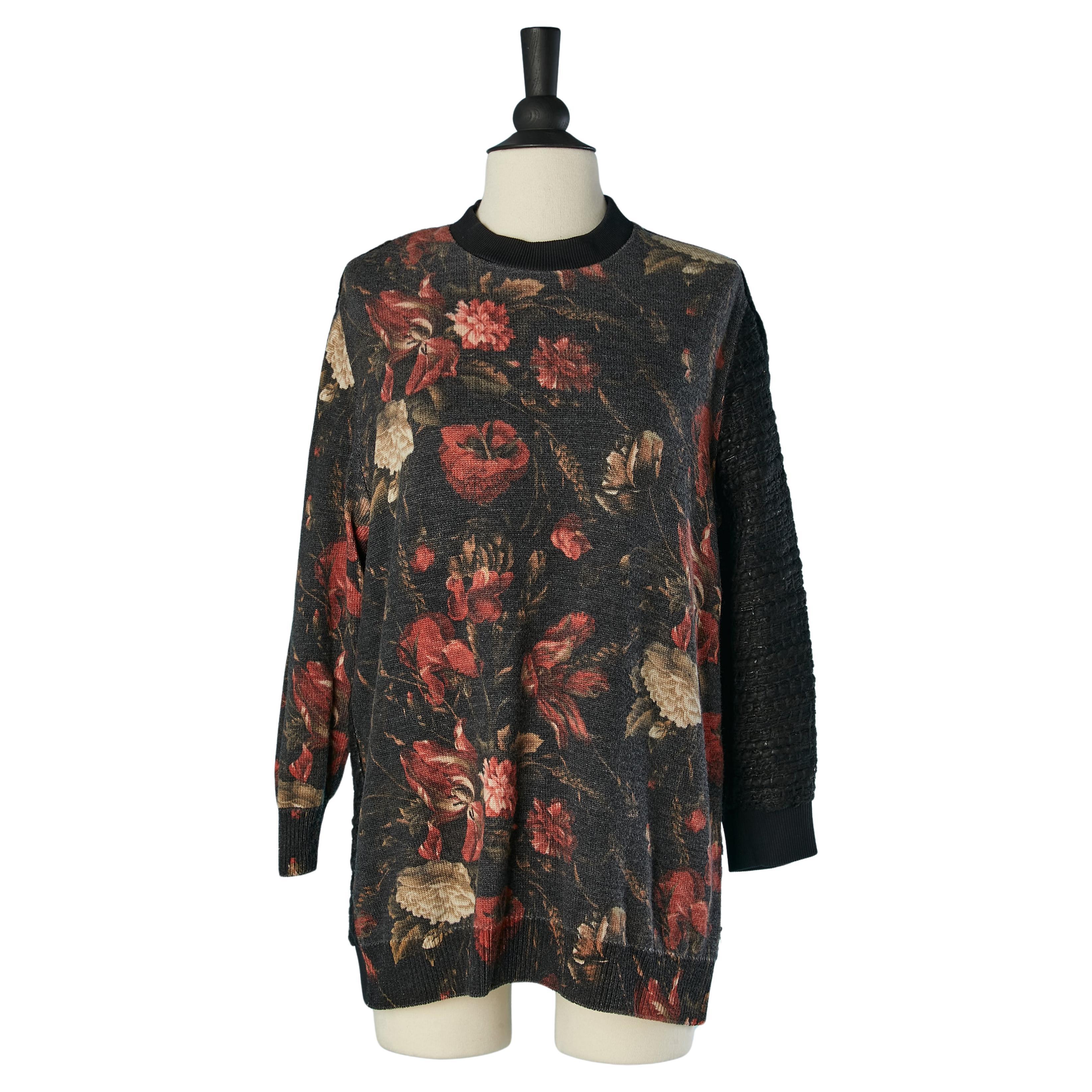 Maglione in maglia di lana stampato sul davanti Givenchy