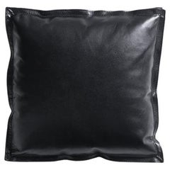 Wool & Leather Scatter Cushion with Goose Feather Insert