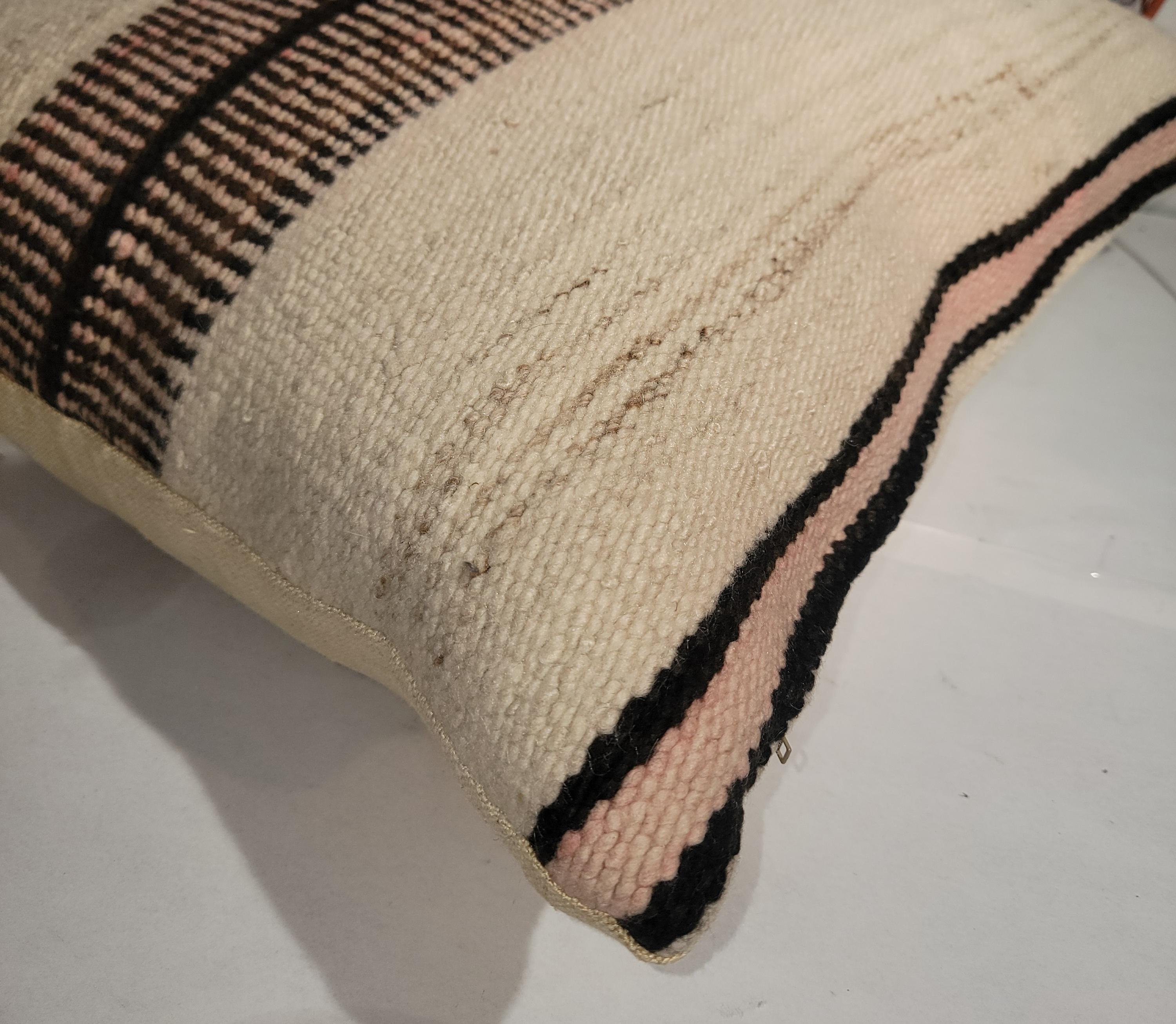 Adirondack Coussin Navajo à rayures naturelles en vente