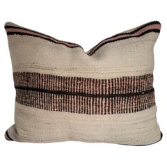 Almohada Navajo de Lana Natural a Rayas