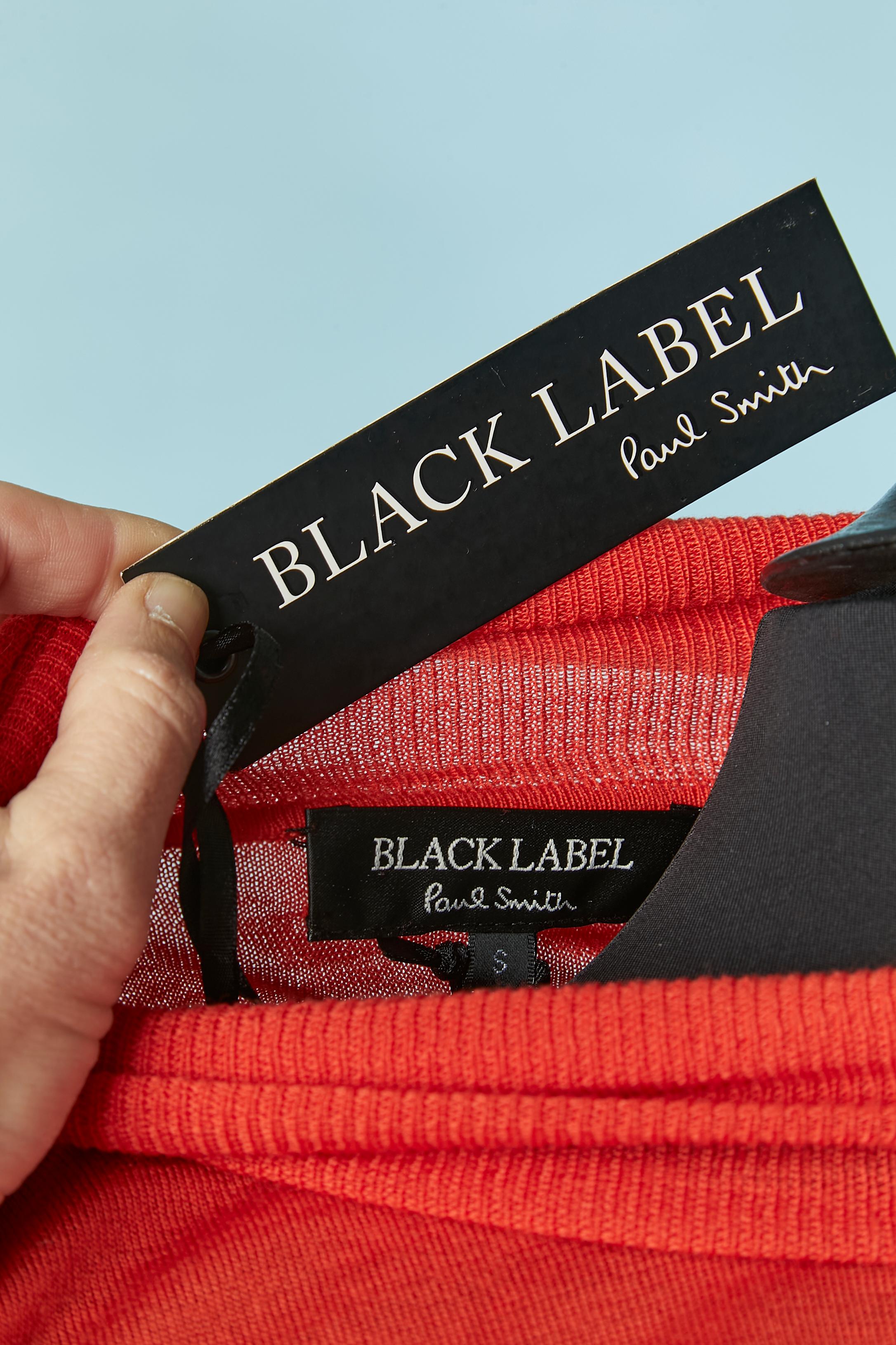 Wool orange turtle neck sweater PAUL SMITH BLACK LABEL New with tag For Sale 1