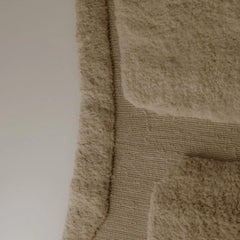 Wool ORGANIC Headboard Modern Handwoven Minimalist Large Custom Design