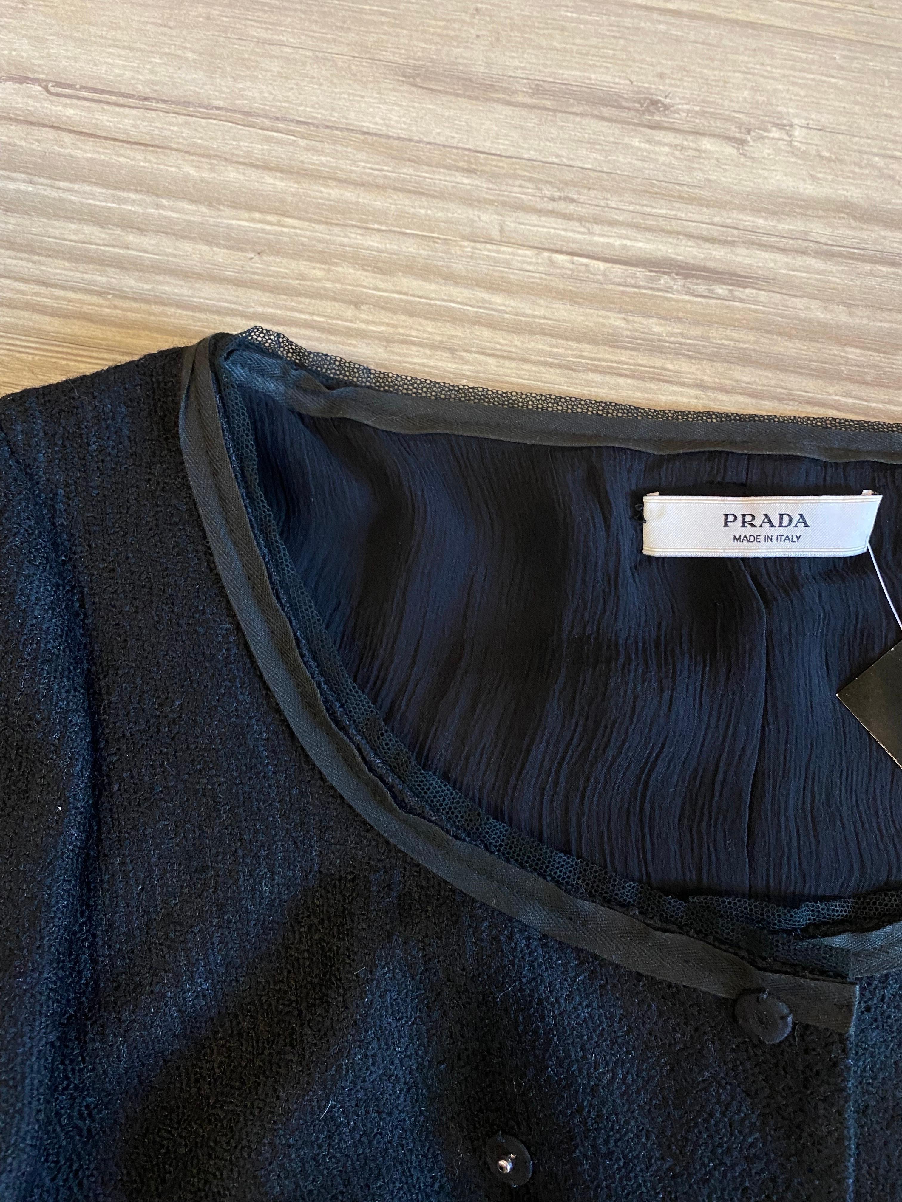 Wool Prada Jacket For Sale 3