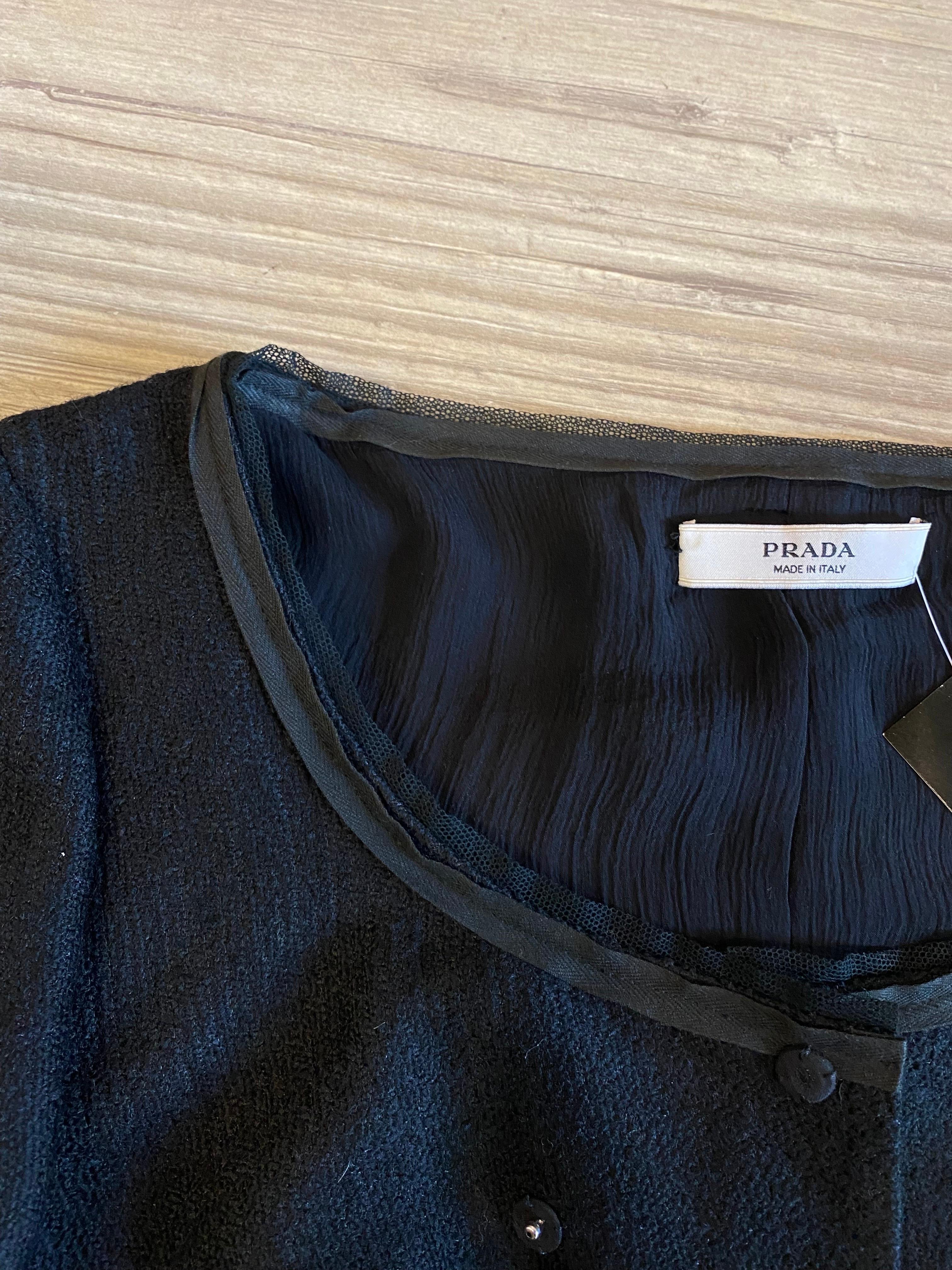 Wool Prada Jacket For Sale 4