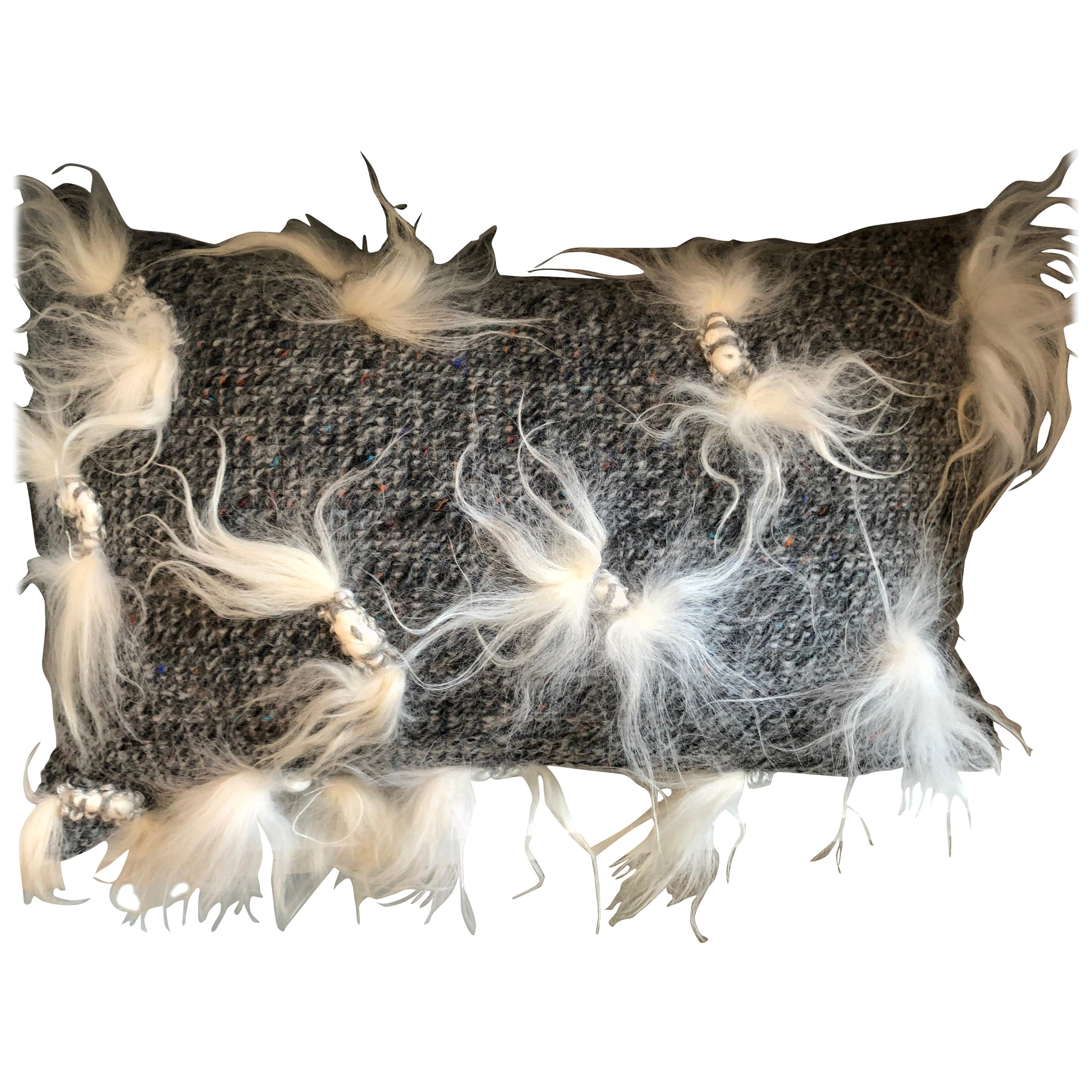 Wool "Rimini" Pillow by Le Lampade