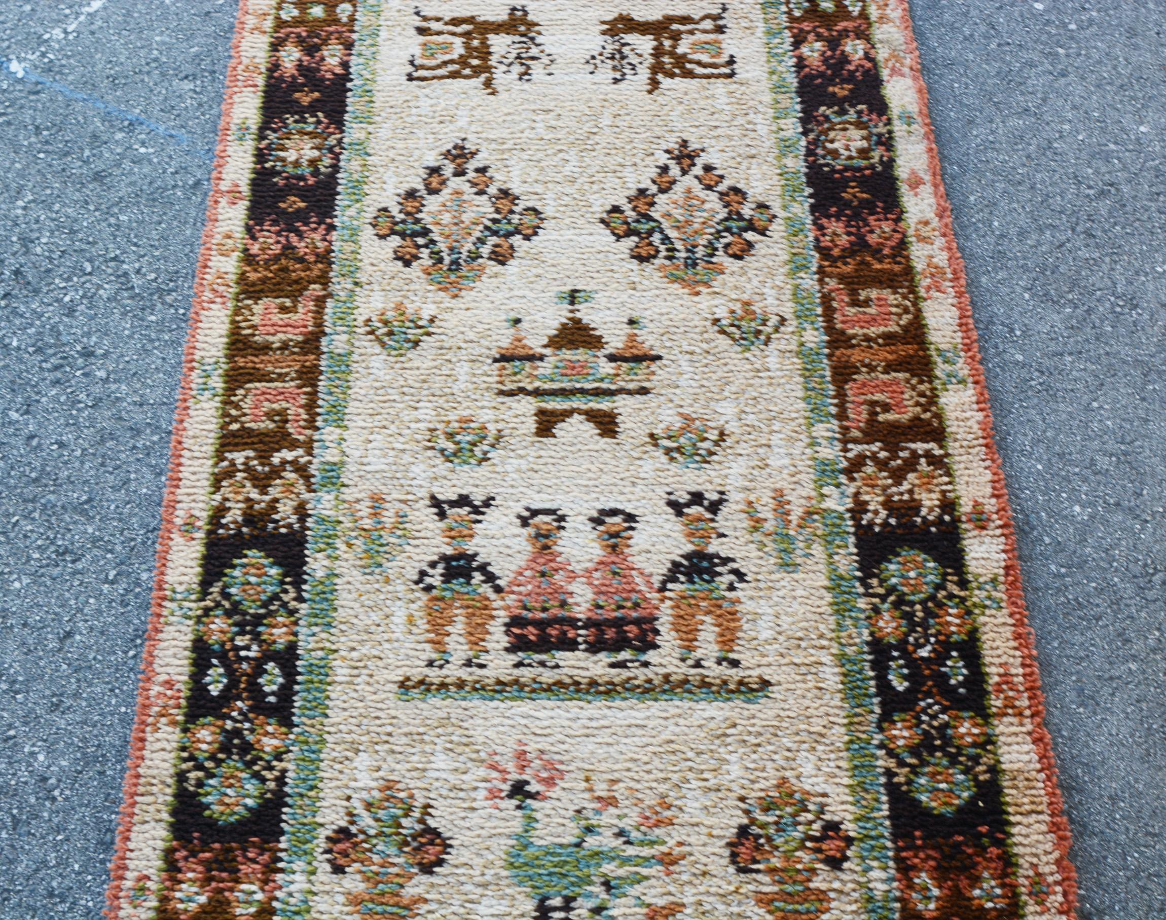 Danish Wool Rug Runner Mountain Life by Ege Axminster Denmark Country Series