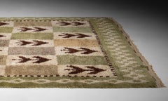 Wool Rug, Sweden circa 1949