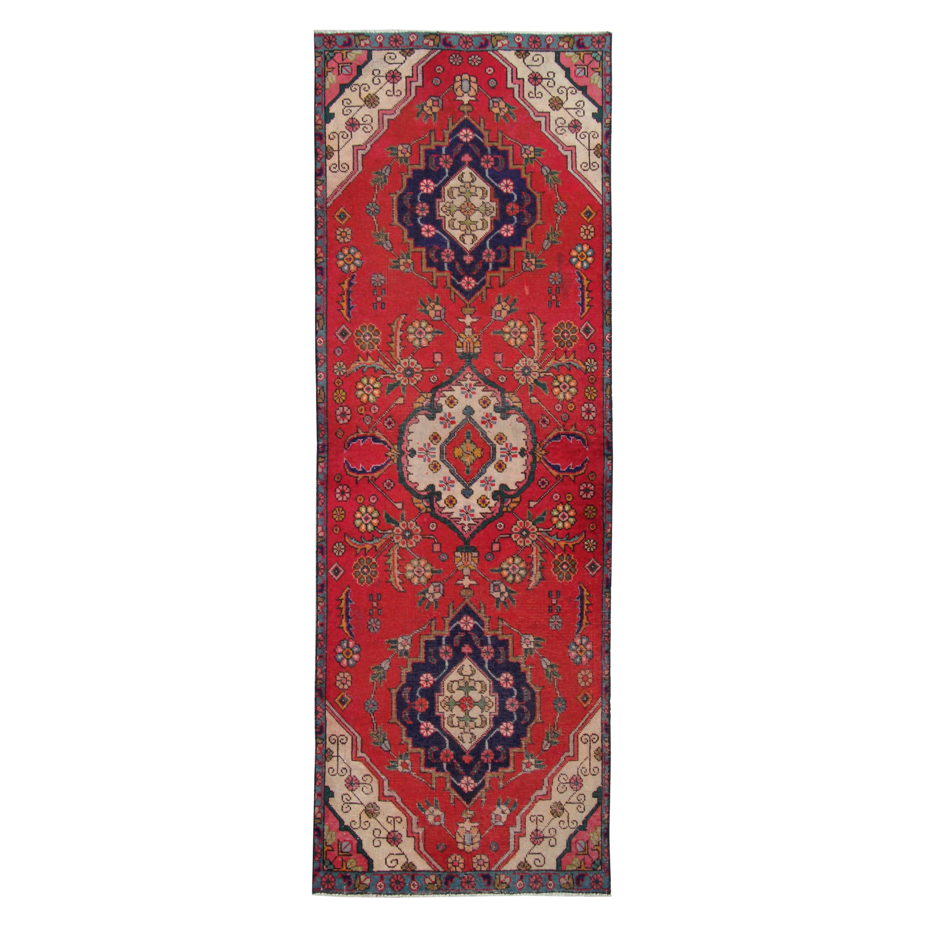 Handmade Carpet Runner Oriental Wool Stair Runner Rug, Vintage Rugs For