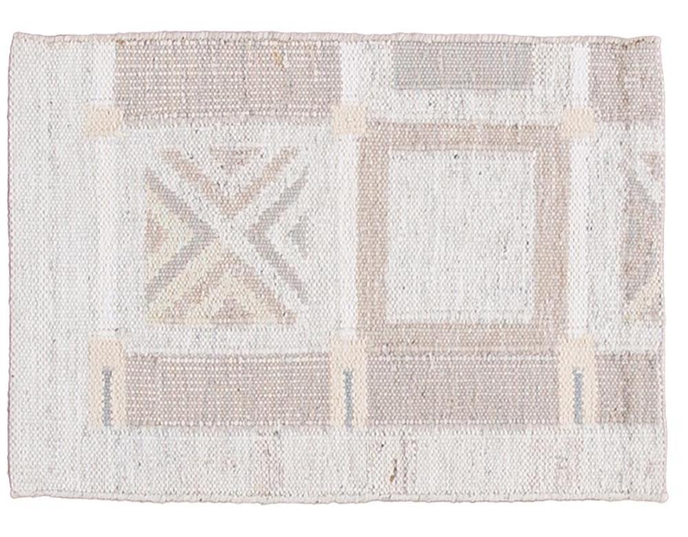 Kilim-Teppich aus Wolle im skandinavischen Stil (Moderne) im Angebot