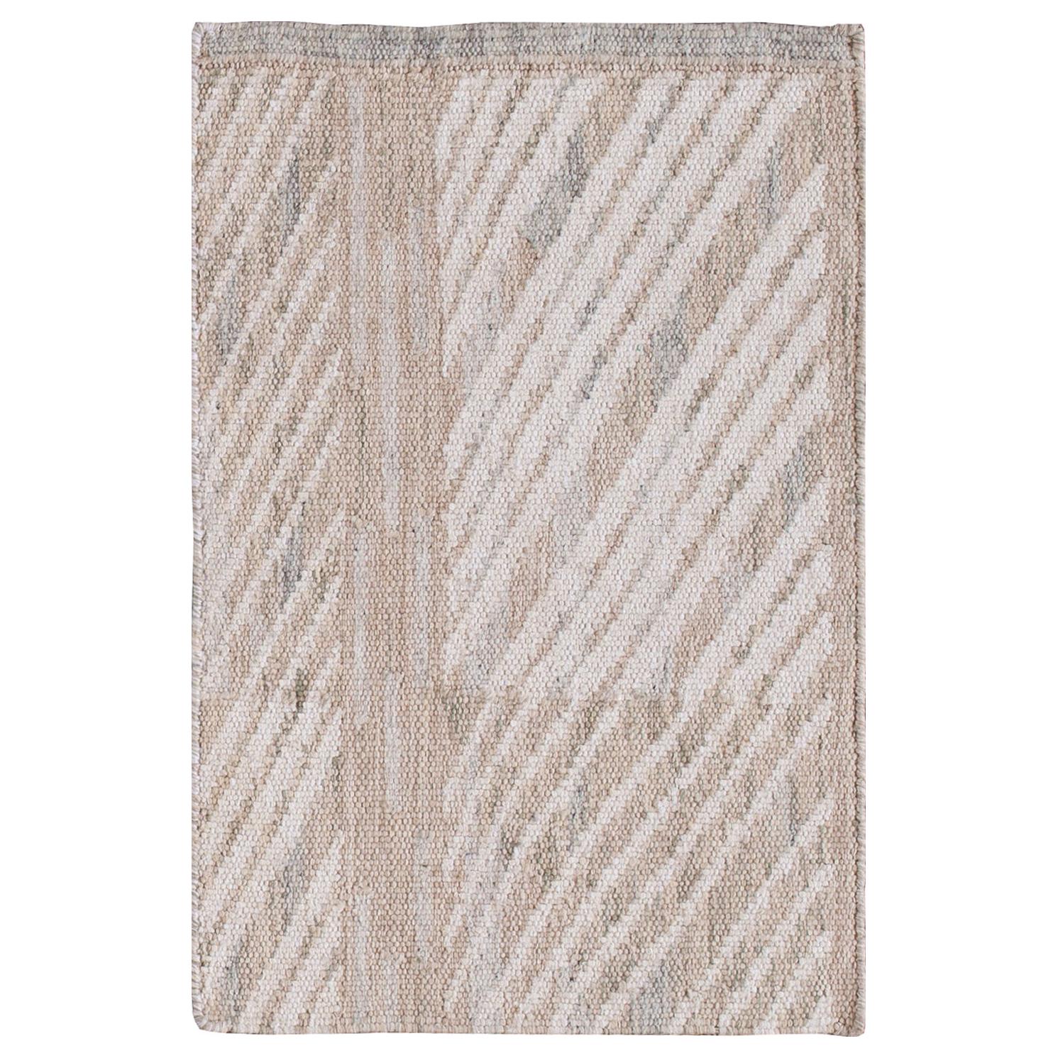 Skandinavischer Kilim-Teppich aus Wolle