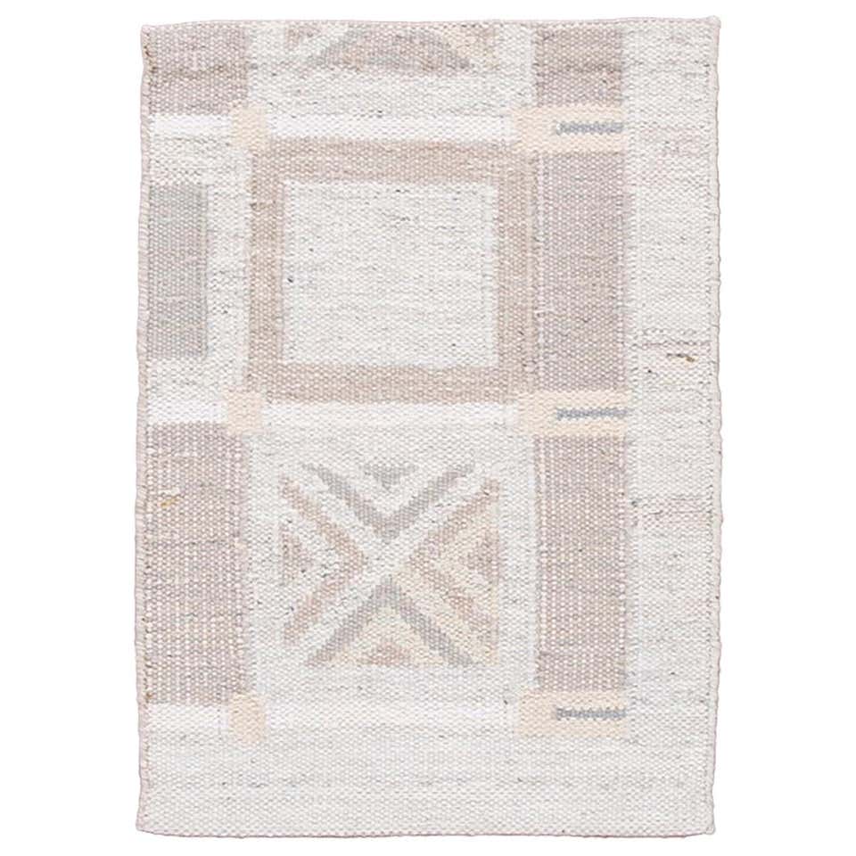Rug and Kilim’s Scandinavian Style Custom Rug Sample, Red with ...