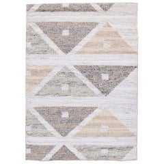 Tapis Kilim en laine de style scandinave sur mesure