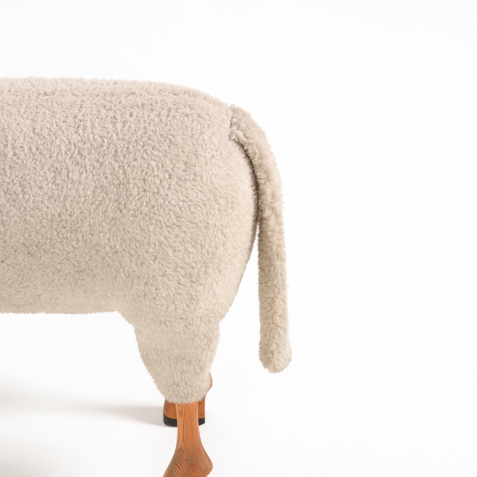 Wool Sheep Sculpture by Hans-Peter Krafft for Meier 3
