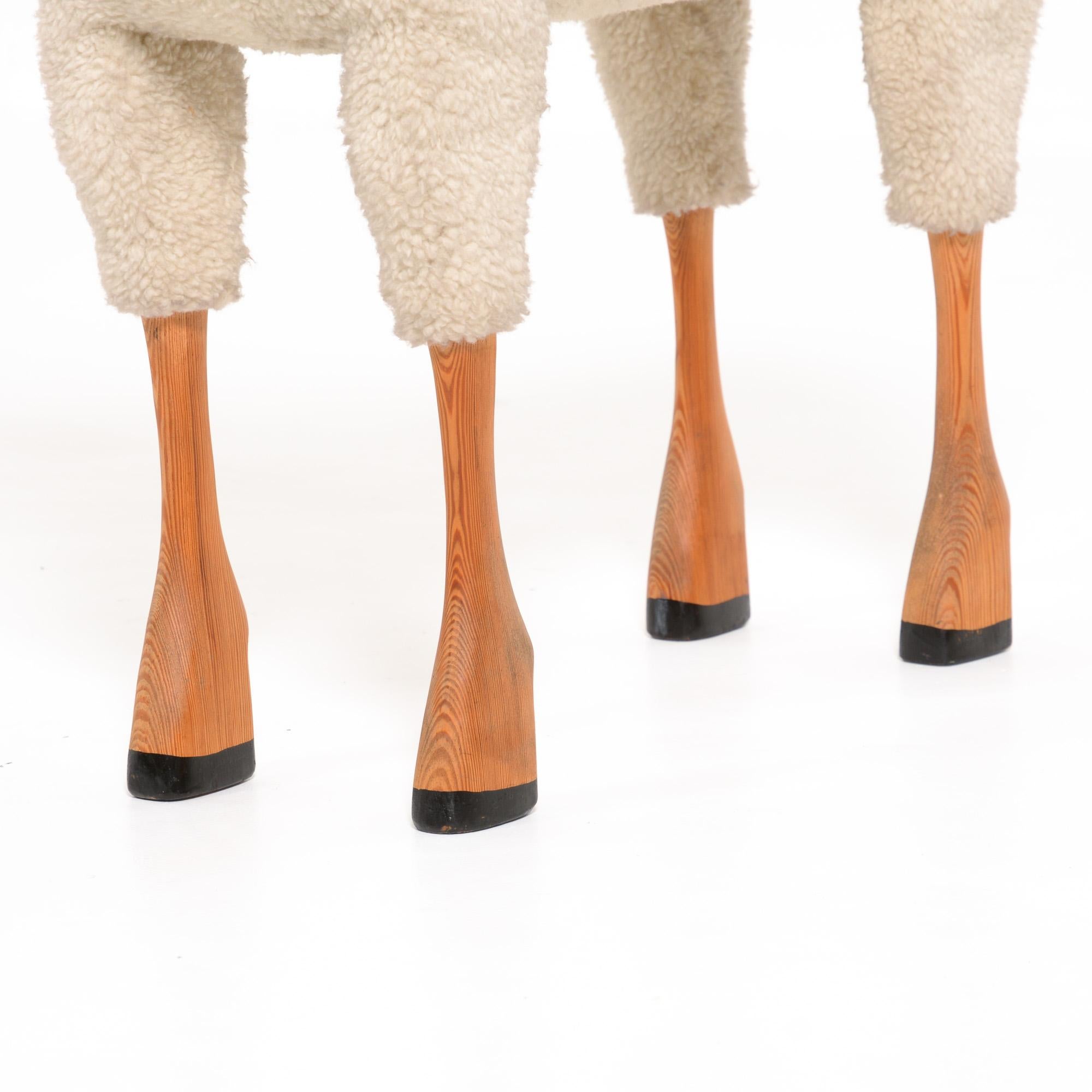 Wool Sheep Sculpture by Hans-Peter Krafft for Meier 2