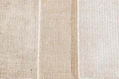 Wool and Silk Boho Custom Rug, Hand-Knotted, Modern Design, India