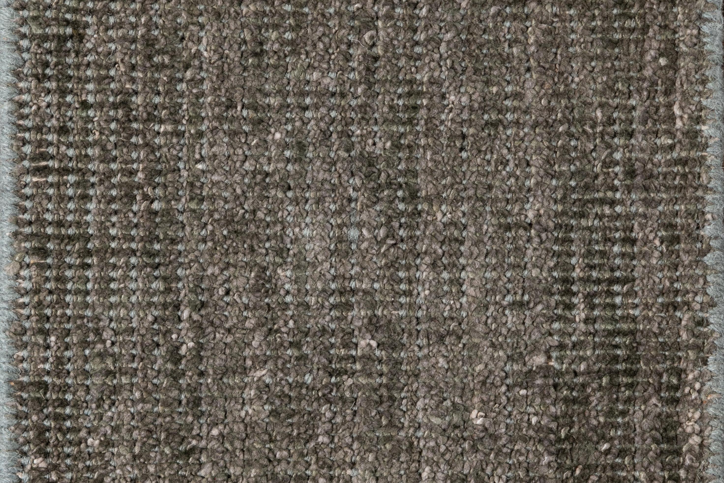 Boho-Teppich aus Wolle und Seide (Moderne) im Angebot