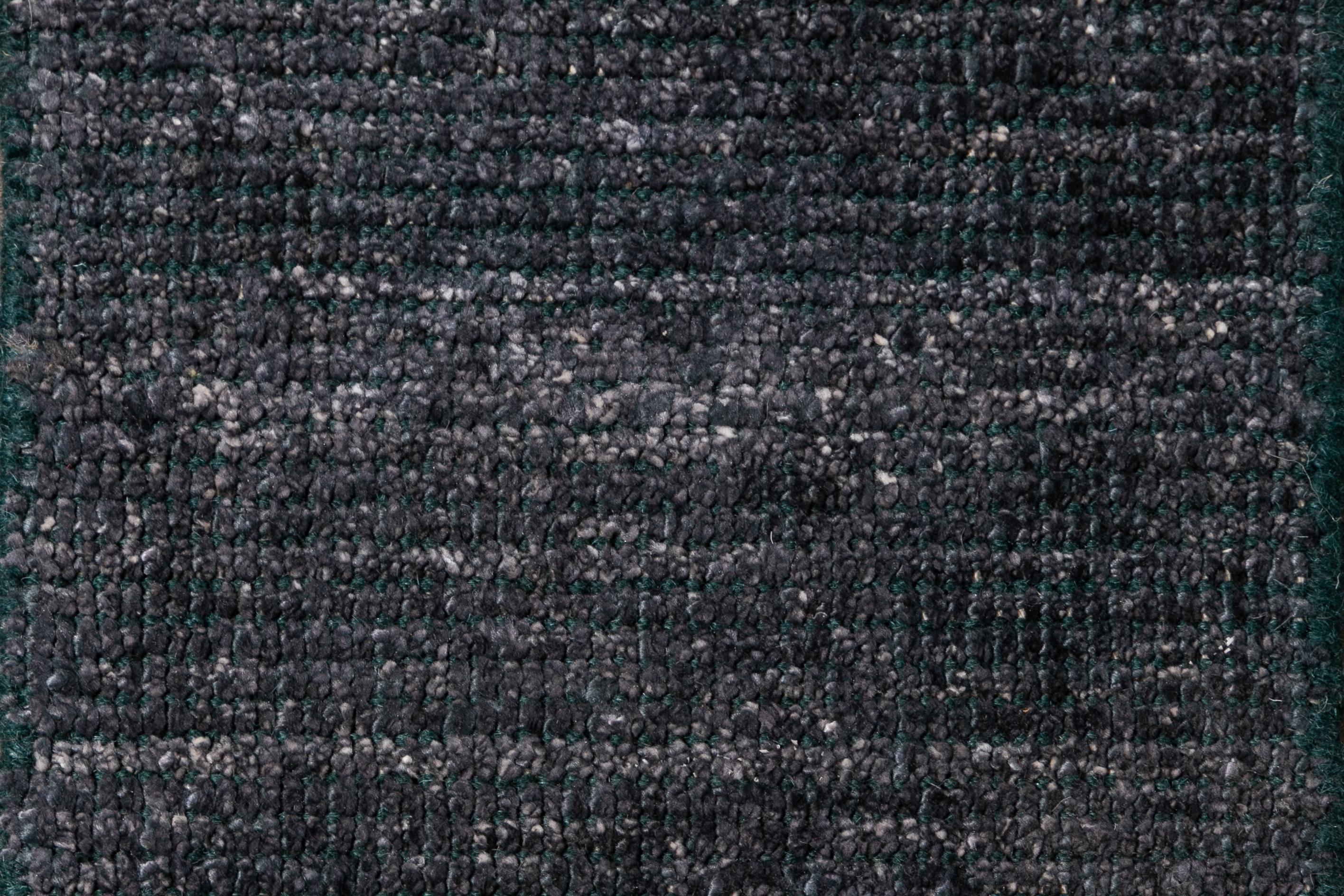 Boho-Teppich aus Wolle und Seide (Indisch) im Angebot