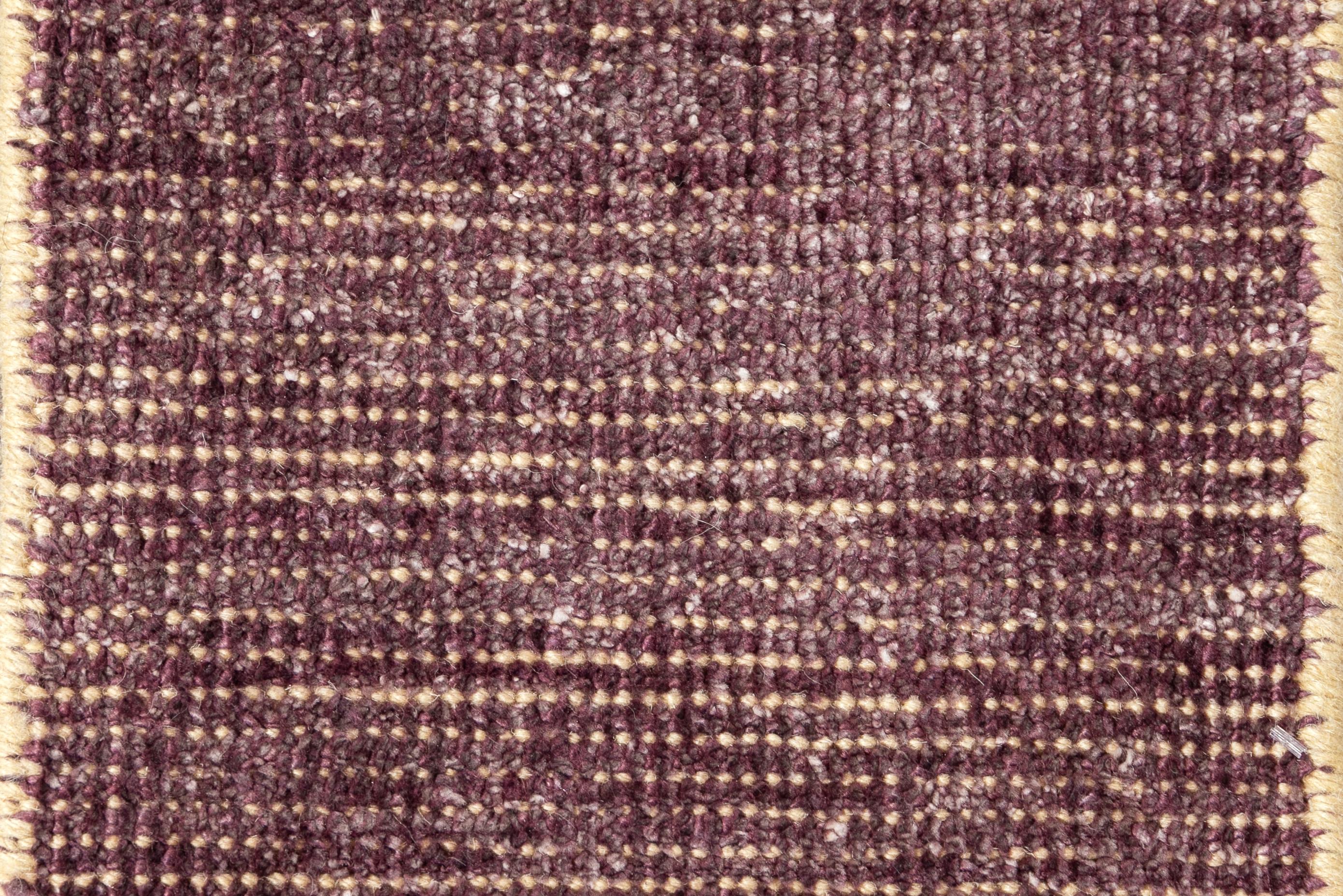 Boho-Teppich aus Wolle und Seide (Indisch) im Angebot
