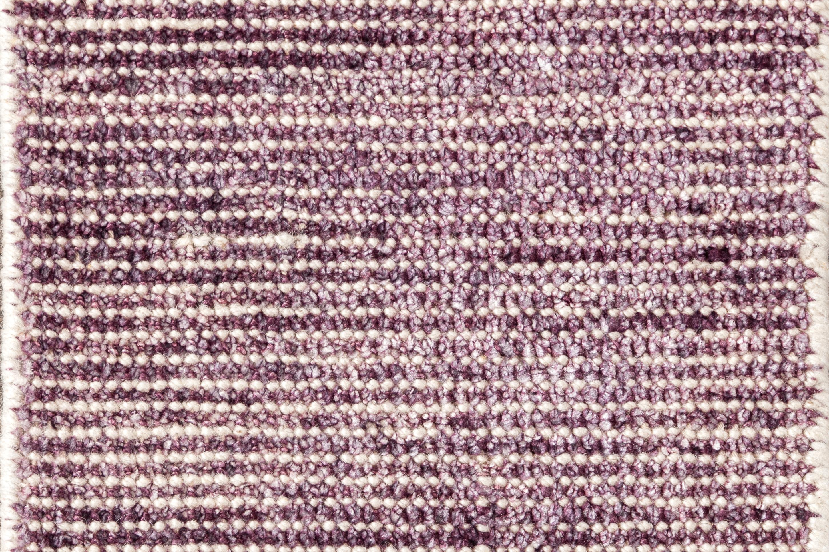 Boho-Teppich aus Wolle und Seide (Handgeknüpft) im Angebot