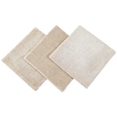 Boho-Teppich aus Wolle und Seide