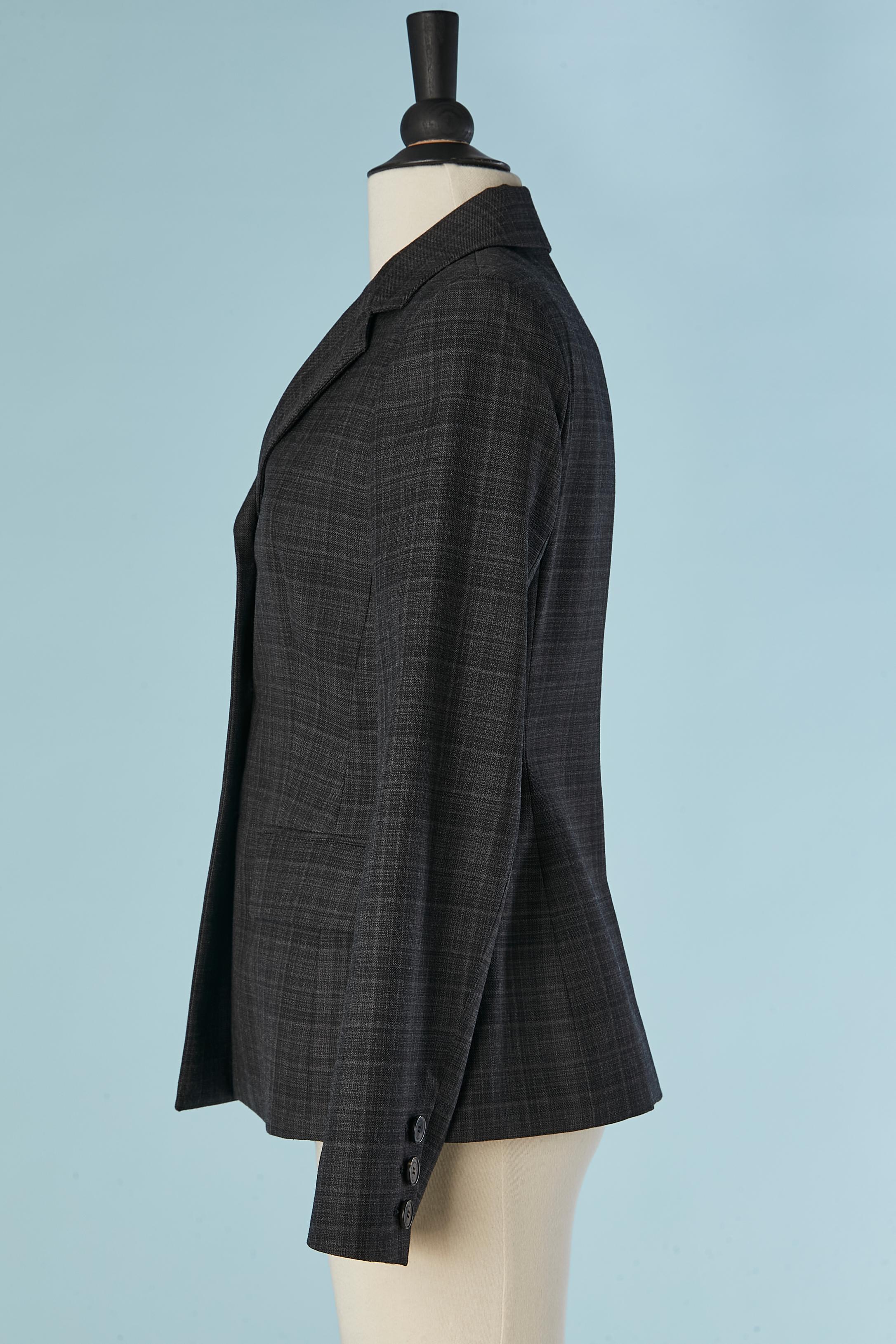 De las mujeres Wool single-breasted BAR jacket with check pattern CHRISTIAN DIOR en venta