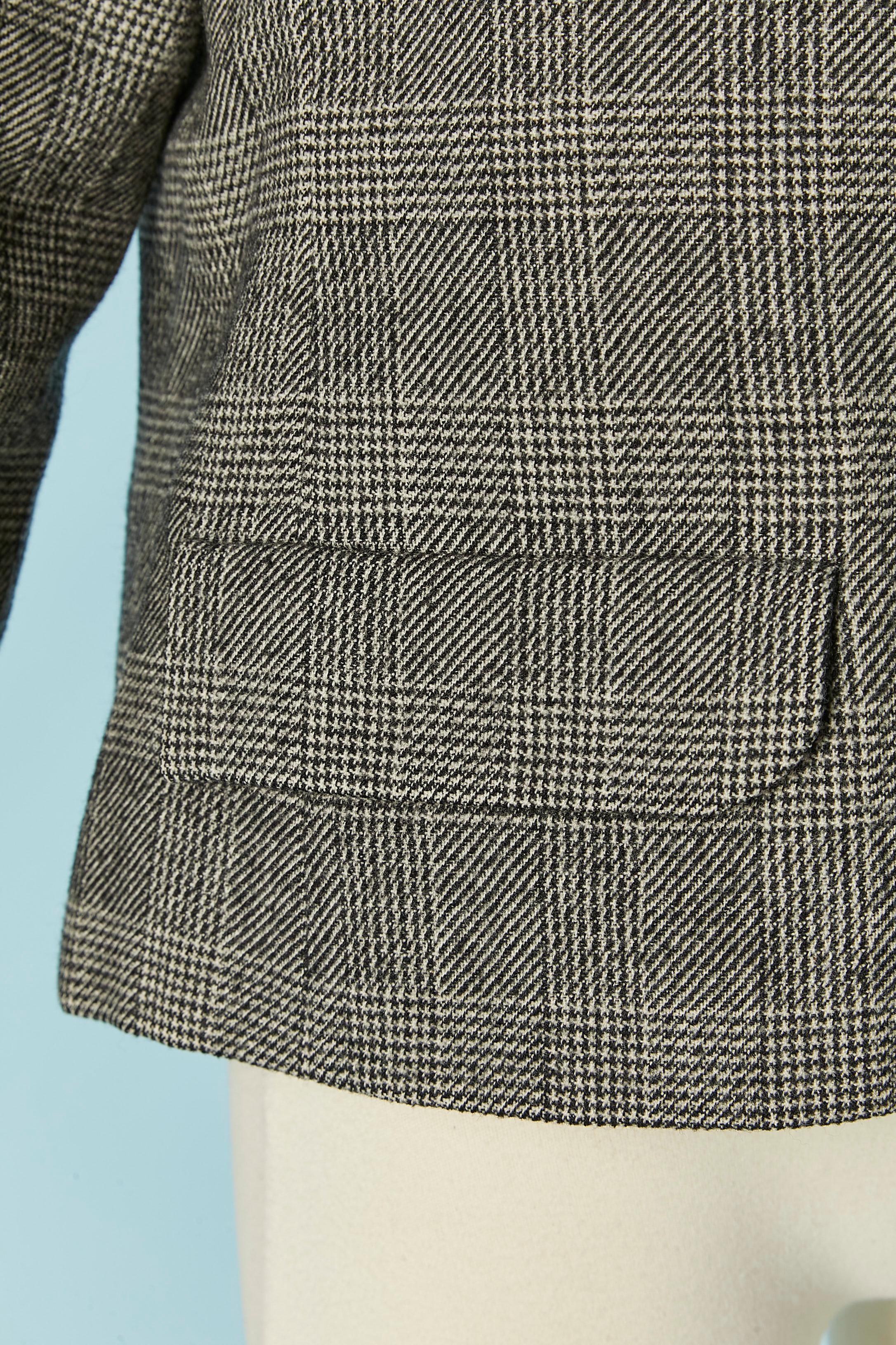 Giacca monopetto in lana con motivo Prince de Galles CHRISTIAN DIOR LONDON In condizioni ottime in vendita a Saint-Ouen-Sur-Seine, FR