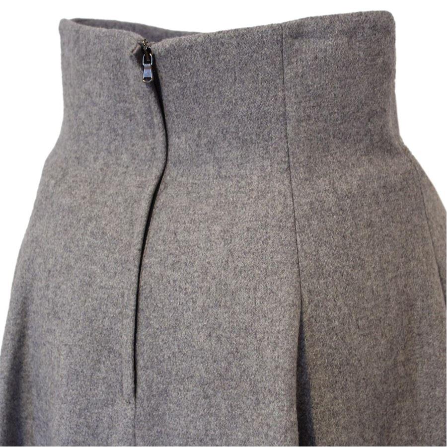 Gray Dolce & Gabbana Wool skirt size 36 For Sale