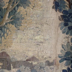 Wool tapestry depicting "The Blind Hen" from the cartoon by Jean Baptiste Huet