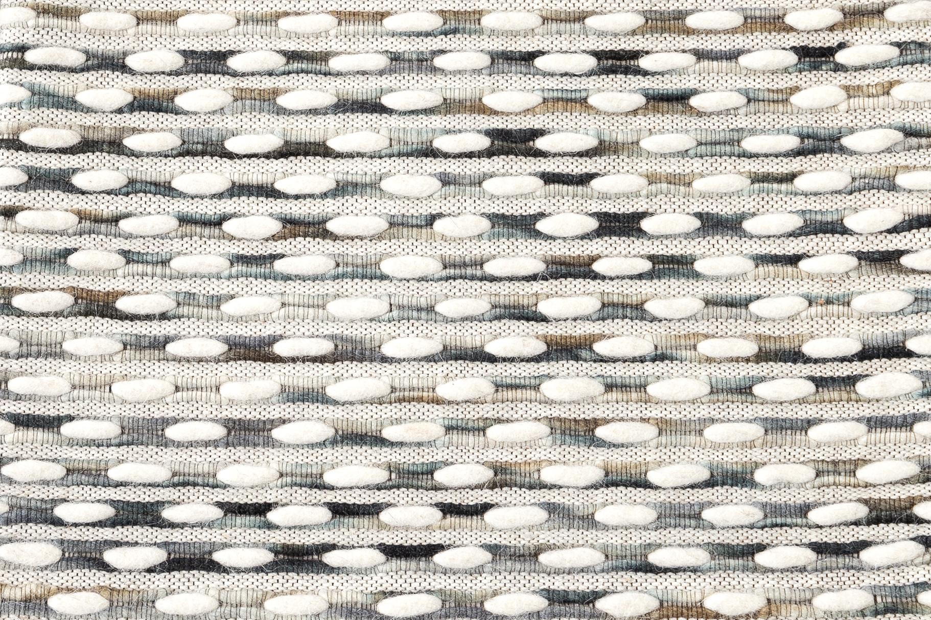 Contemporary Wool Textured Custom Rug For Sale