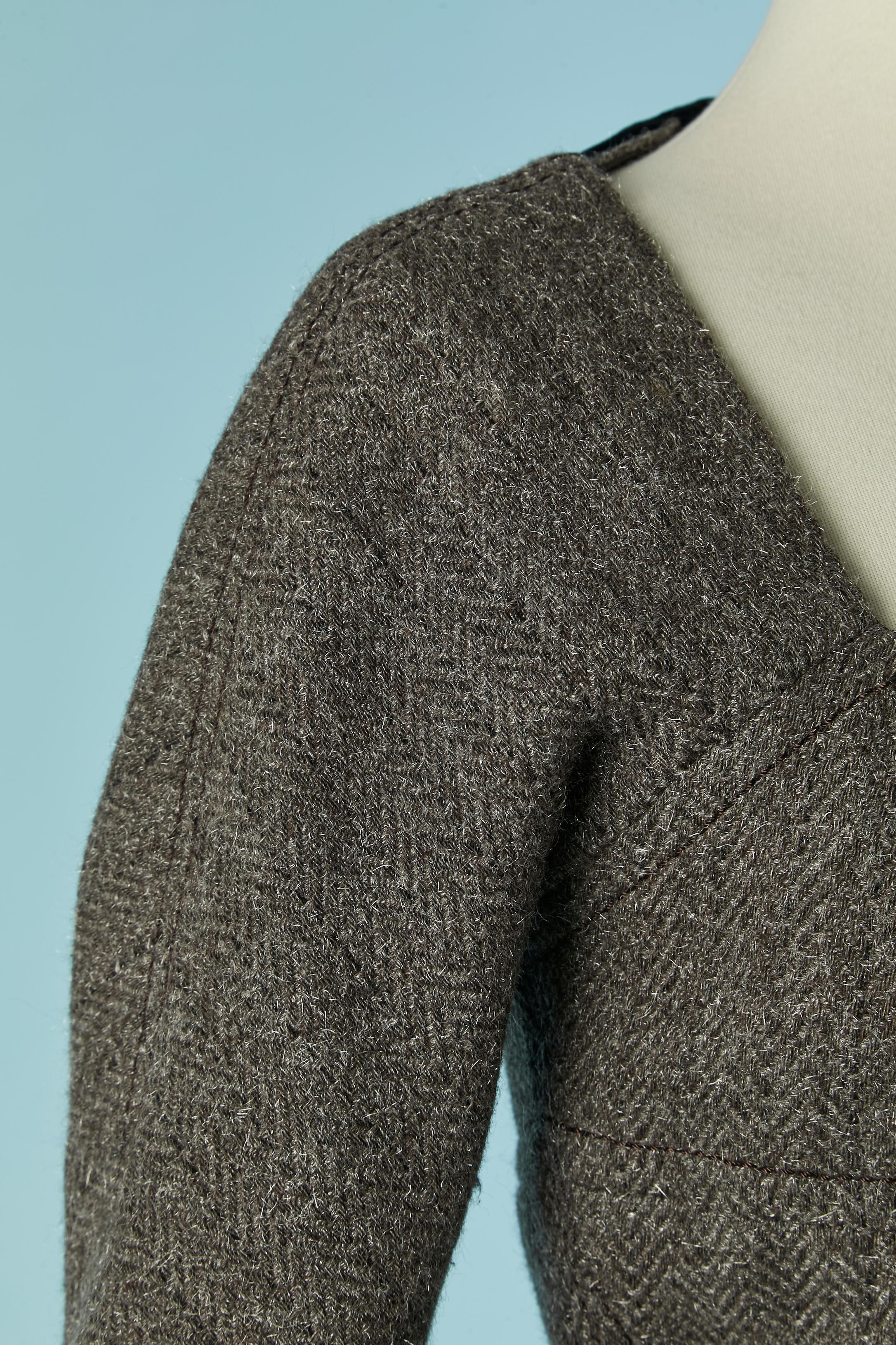 Trompe l'Oeil Kleid aus Wolle LOUIS VUITTON Damen im Angebot