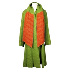 Woolen knitted coat by Jeanne Lanvin Haute Couture N° 44070 - Paris Summer 1934