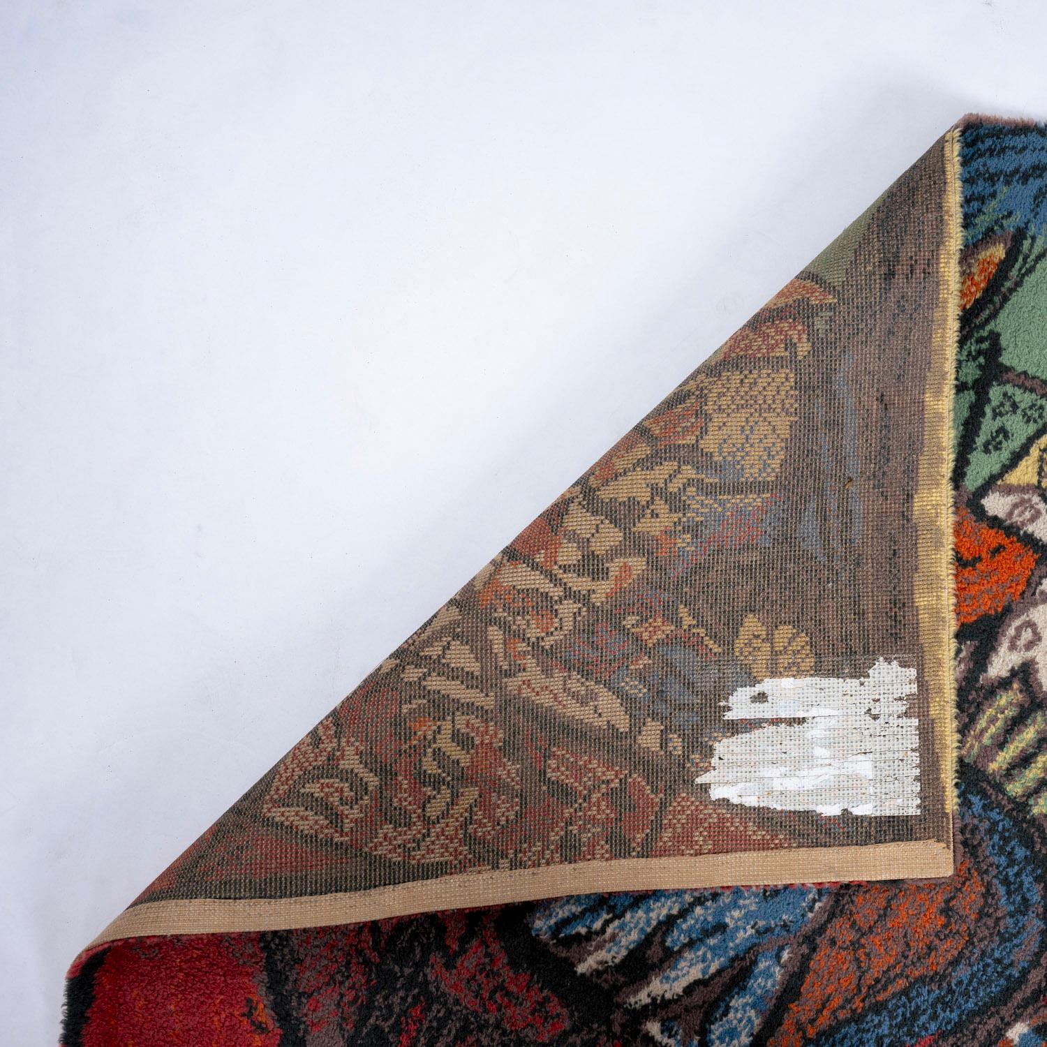 Woolen Pablo Picasso Rug “Run of the Bulls” by Ege Axminster carpets, Denmark For Sale 6