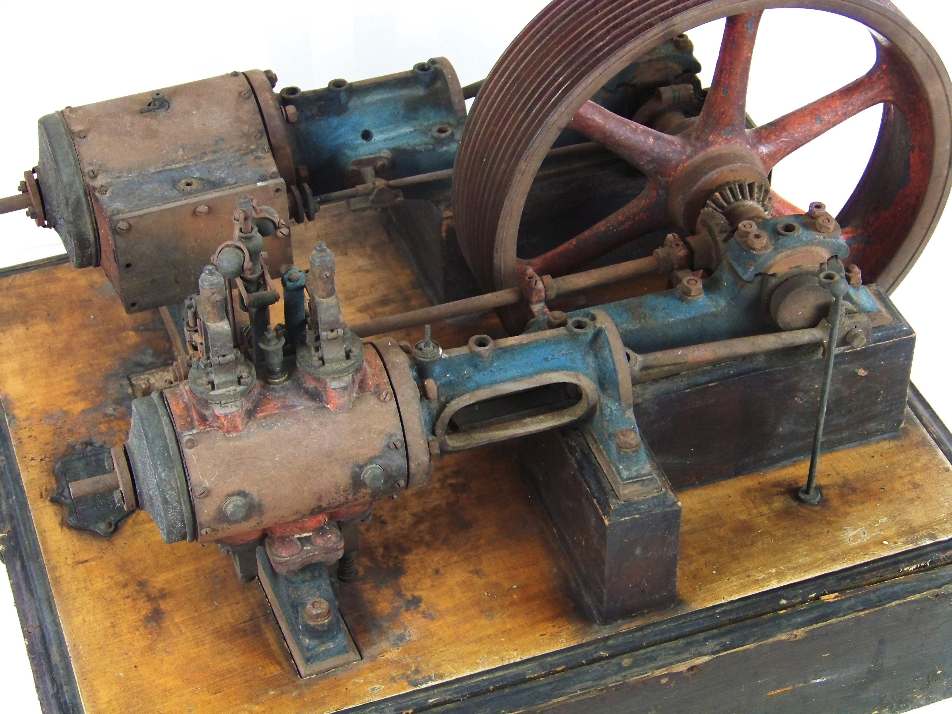 19th Century Woolf's High-Pressure Combined Steam Engine, since 1805
