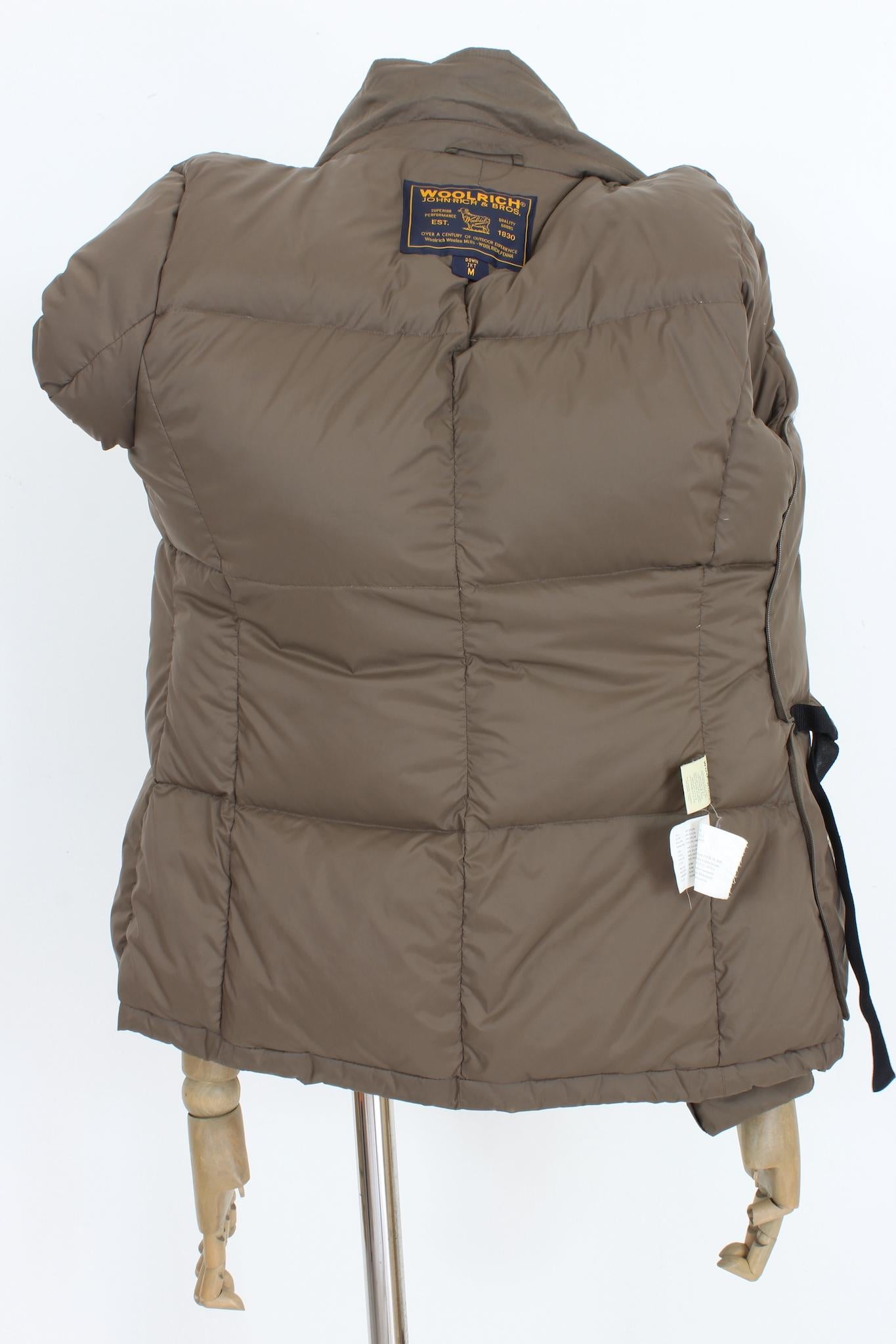Woolrich Brown Goose Down Jacket 2000s For Sale 1
