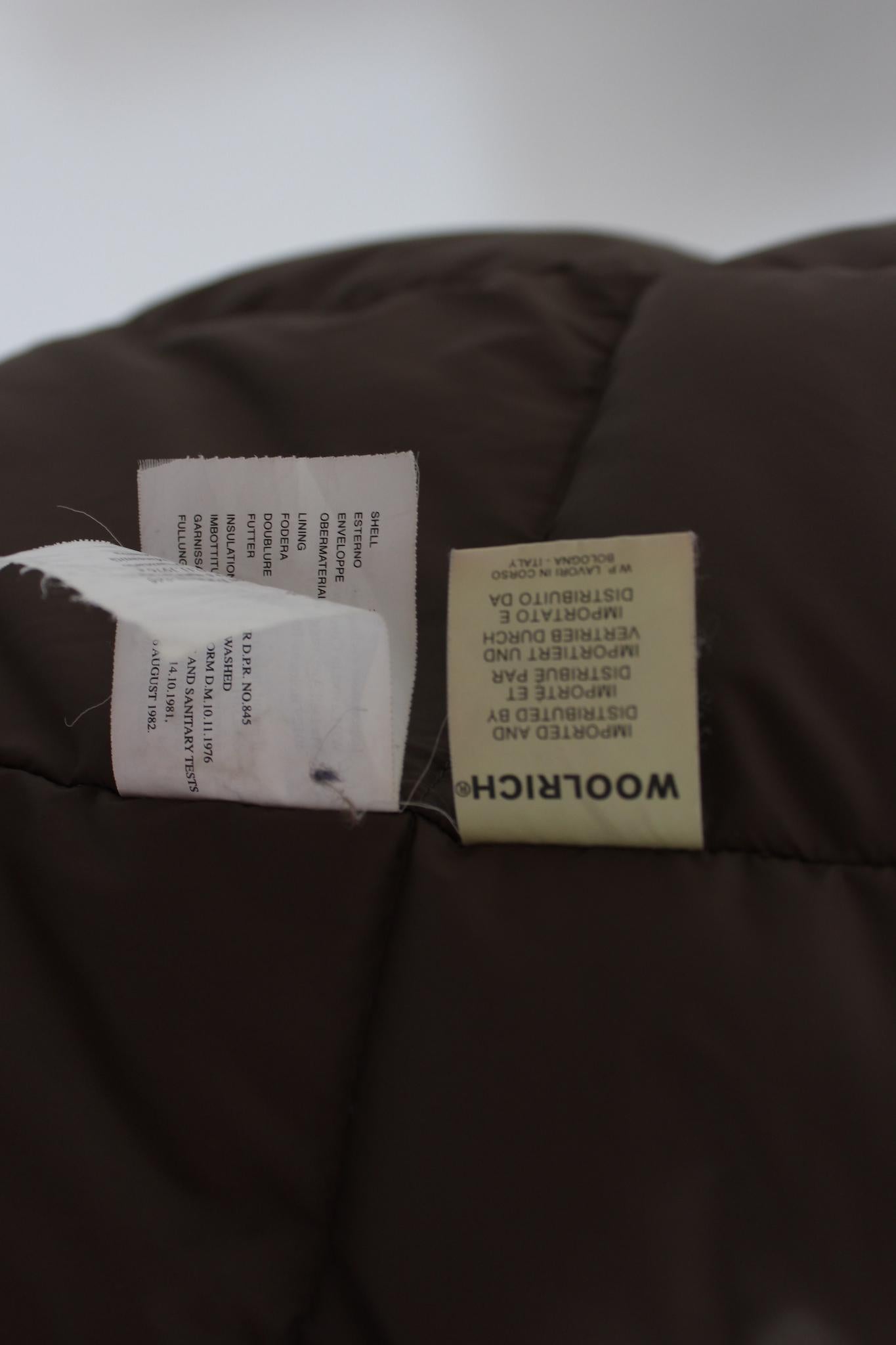 Woolrich Brown Goose Down Jacket 2000s For Sale 4