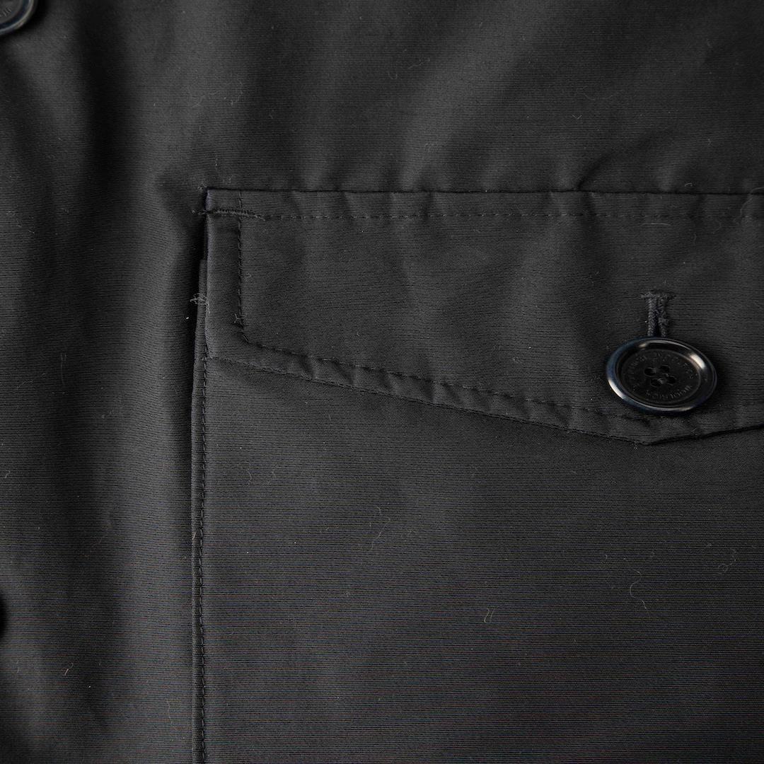 Wollrich Marineblauer Mantel mit Pelzkragen und Kapuze Größe XS im Zustand „Gut“ im Angebot in London, GB
