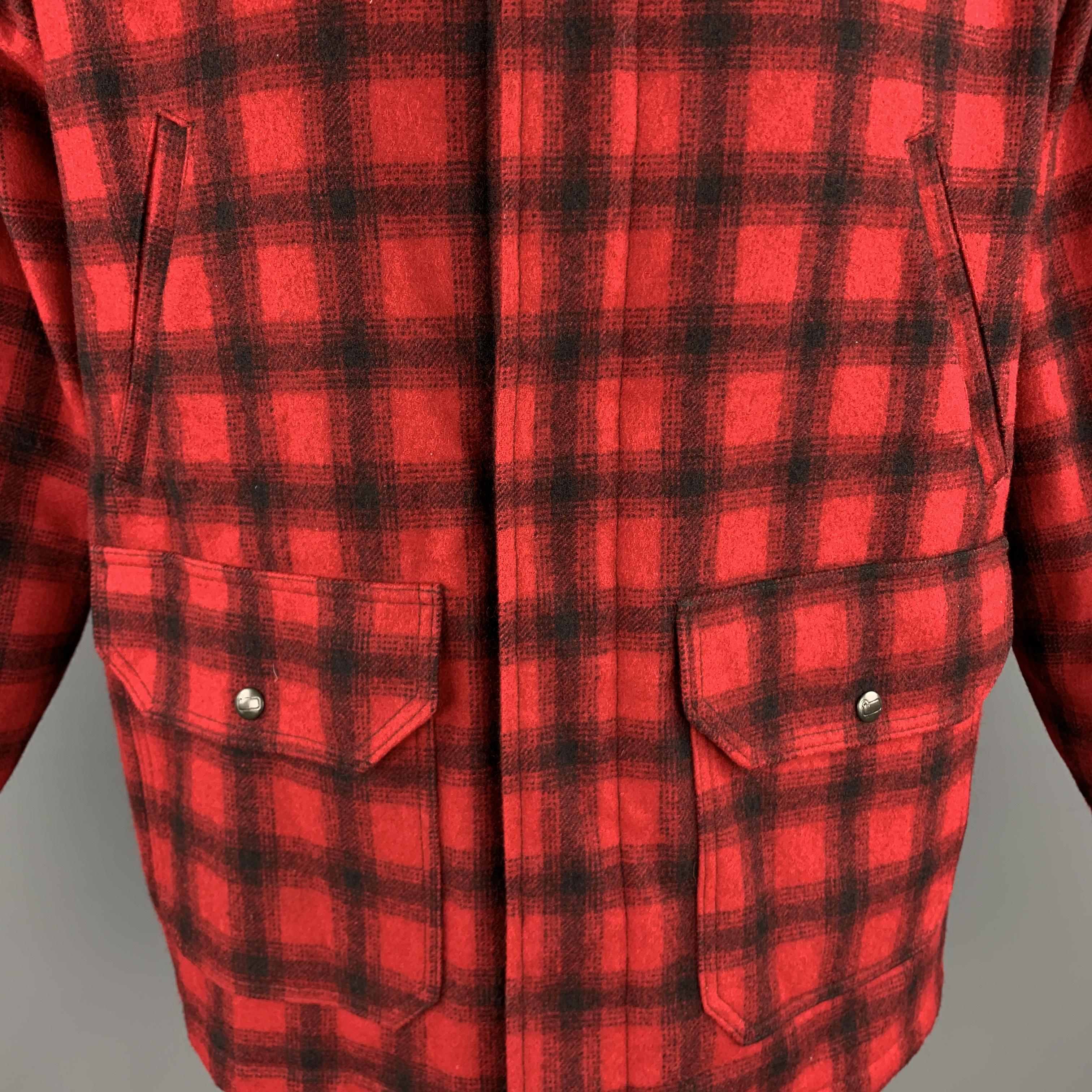 woolrich plaid jacket