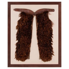 Antique Wooly, Angora Chaps Made by John Clark Saddlery, Portland, Or, CA 1873-1929