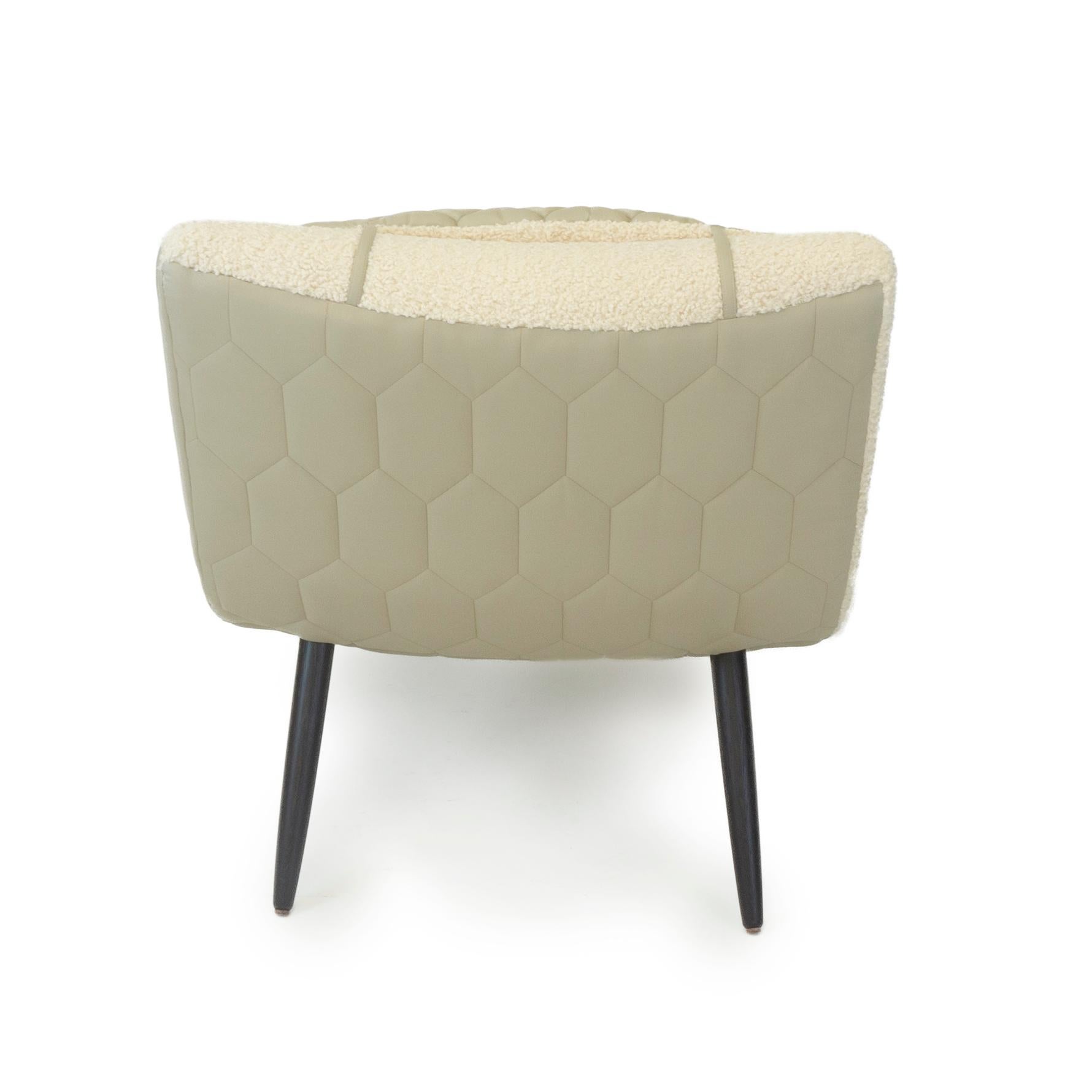 Moderne Chaiselongue aus Wolle im Angebot 2