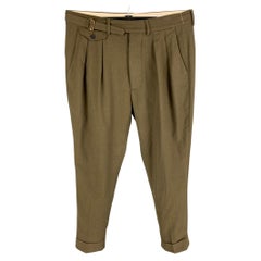 GALLERY DEPT. Size 26 Green Brown Cotton Nylon Camo Flared Cargo Pants ...