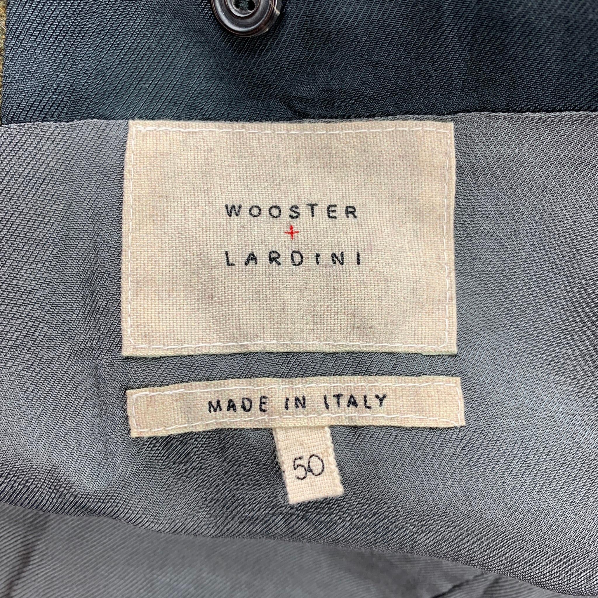 Men's WOOSTER + LARDINI Size 40 Multi-Color Patchwork Wool Sport Coat