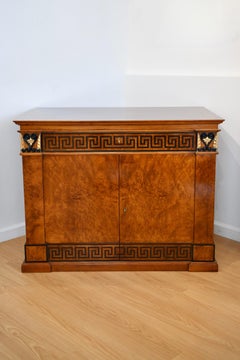 Wooton Style Burl Walnut Desk