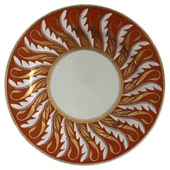 Worcester Barr Flight & Barr Plate from Lord & Lady Flight Collection, Ca 1810