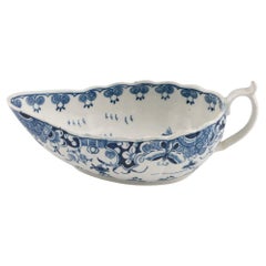 Worcester Doughnut Tree Pattern Sauce Boat, circa 1777